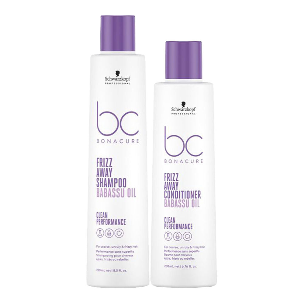 Schwarzkopf Professional Bonacure Frizz Away Conditioner with Shampoo Combo