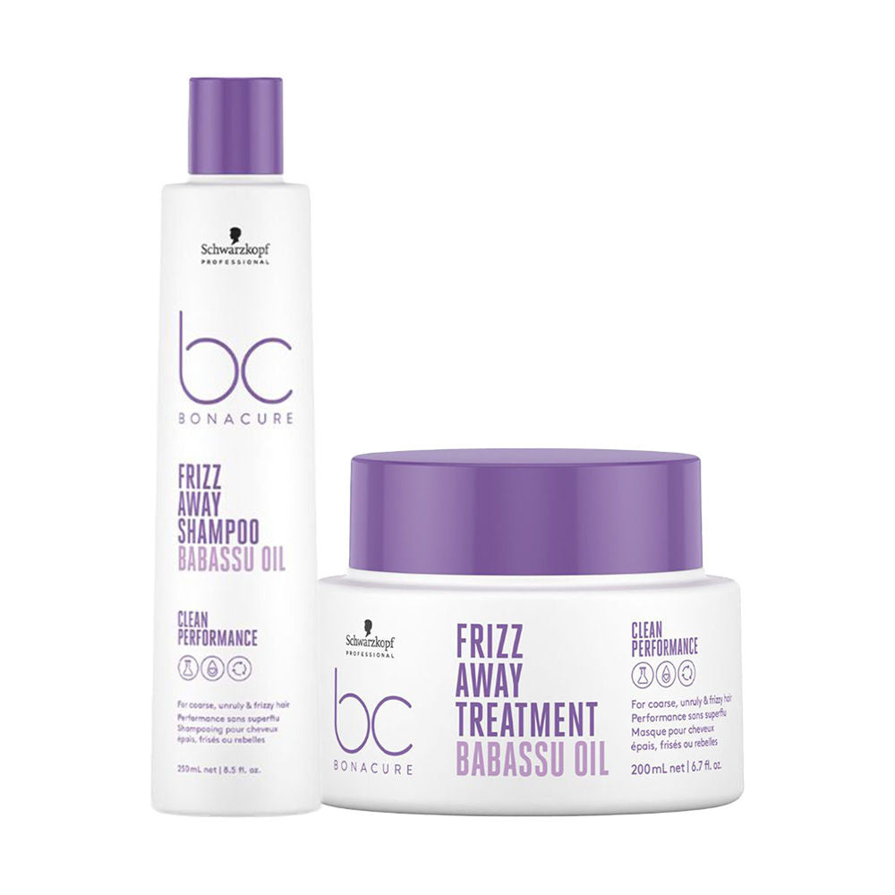 Schwarzkopf Professional Bonacure Frizz Away Shampoo with Masque Combo