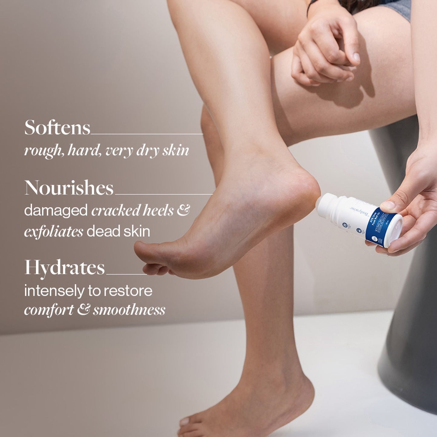 BeBodywise 30% Urea Foot & Heel Roll On For Very Dry Feet & Cracked Heels
