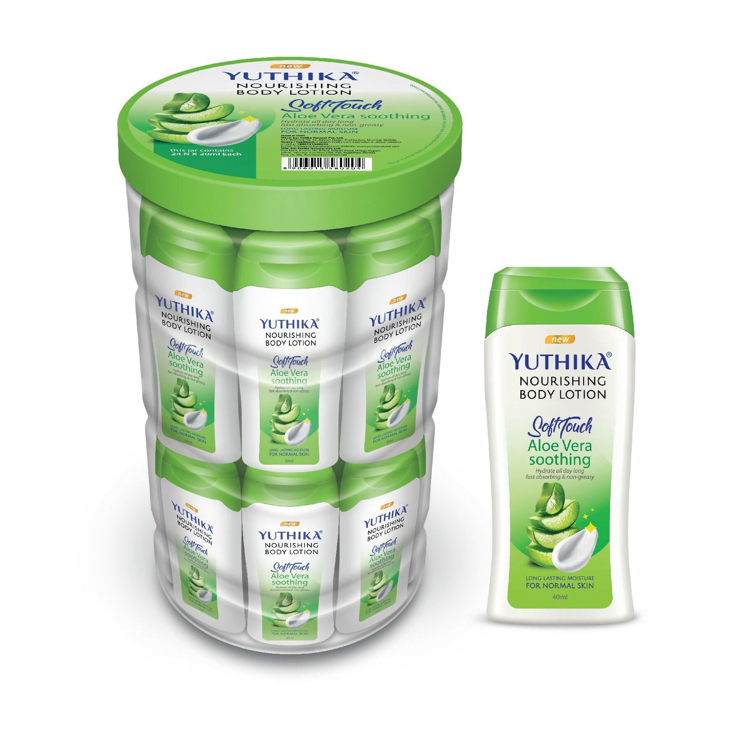 Yuthika Aloe Vera Soft Touch Body Lotion For Women & Men