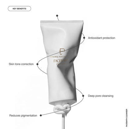 Personal Touch Skincare Facebath Deep Cleansing Milk Peptides Facewash With Niacinamide & Salicylic Acid