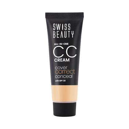Swiss Beauty All-In-One CC Cream Cover Correct & Conceal - 03 Fair Natural