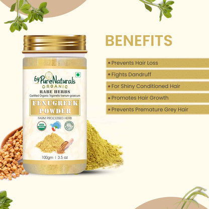 byPureNaturals Organic Fenugreek Powder
