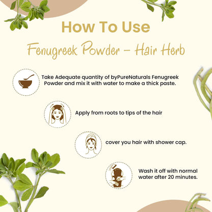 byPureNaturals Organic Fenugreek Powder