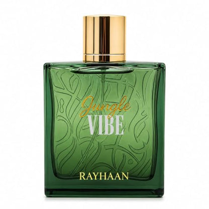 RAYHAAN Jungle Vibe Eau De Parfum for Men | Fresh Green Woody Aromatic Fragrance | Long-Lasting Perfume Spray