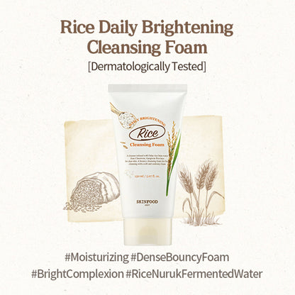 Skinfood Rice Daily Brightening Cleansing Foam