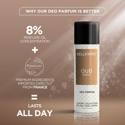Bella Vita Oud White Deo Parfum