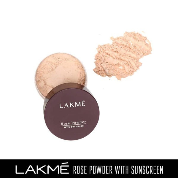 Lakme Rose Face Powder With Sunscreen  Soft Pink - 40 gms