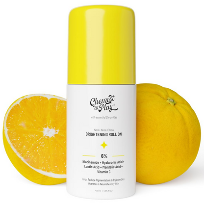 Chemist at Play Brightening Roll On And Body Wash For Glowing Skin Combo Kit