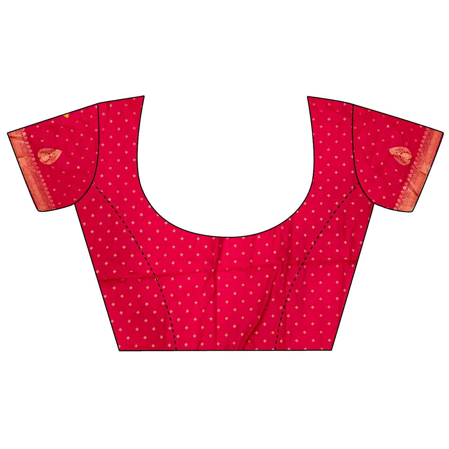 Joban Fashion Orange Intricate Motifs Soft Silk Banarasi Saree