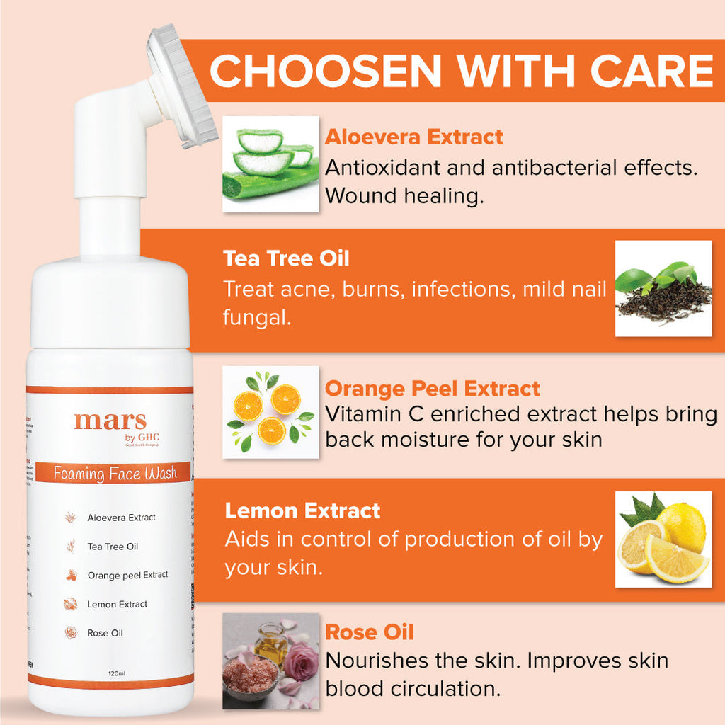 Mars by GHC Foaming Face Wash & Anti-Pollution Sunscreen