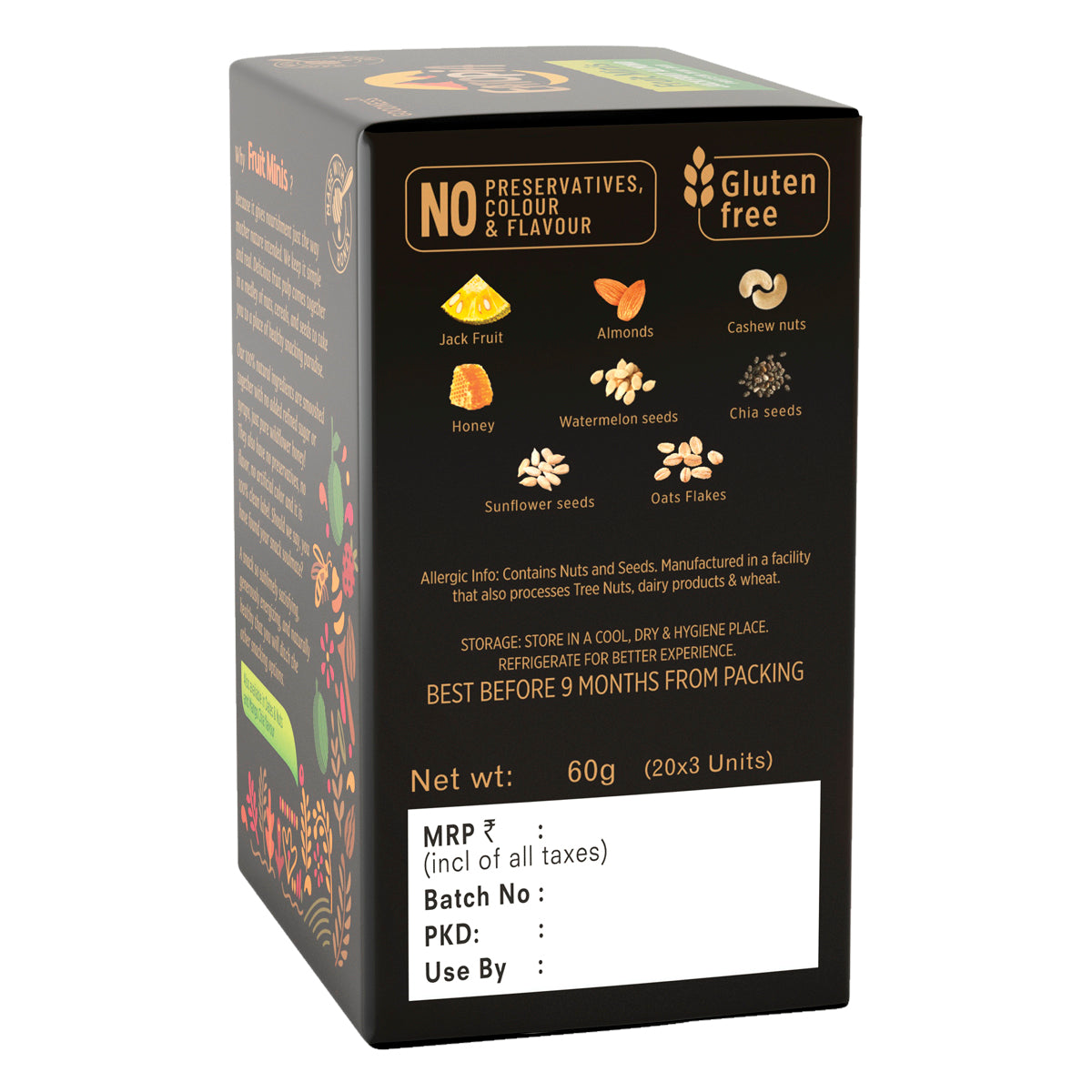 Eatopia Fruit Minis - Jackfruit Almond Protein Mini Bar