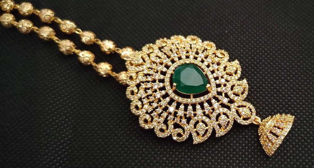 AD Ruby Pendant Necklace