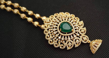 AD Ruby Pendant Necklace