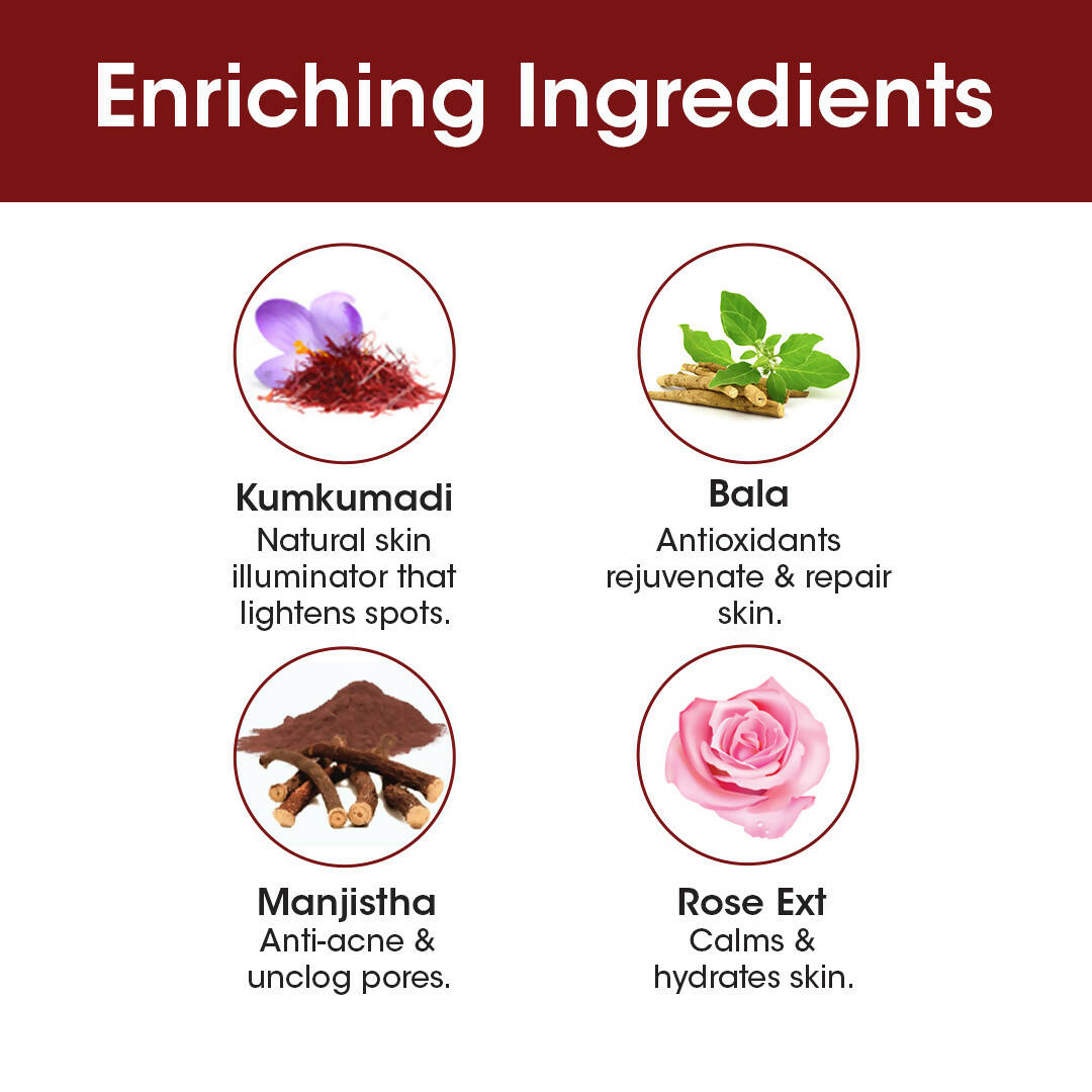 T.A.C - The Ayurveda Co. Kumkumadi Day Cream for Glowing Skin with SPF 20