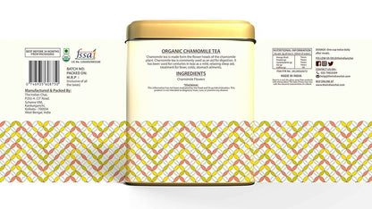 The Indian Chai - Organic Chamomile Tea 30 Pyramid Tea Bags