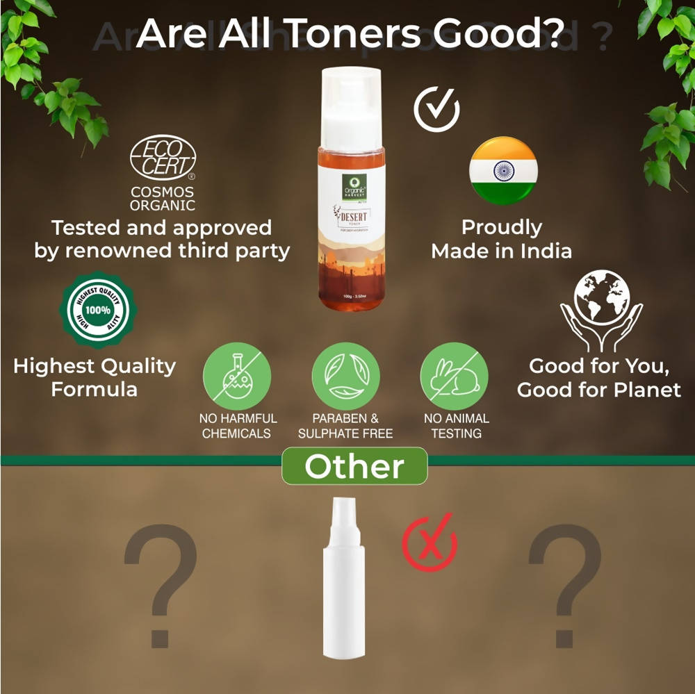 Organic Harvest Desert Toner For Deep Hydration - 100 ml