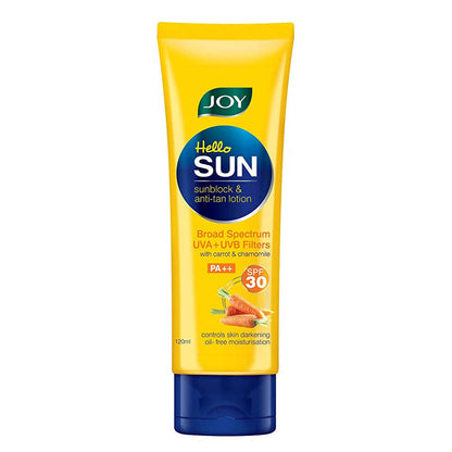 Joy Hello Sun Sunblock and Anti Tan Lotion SPF 30 PA++
