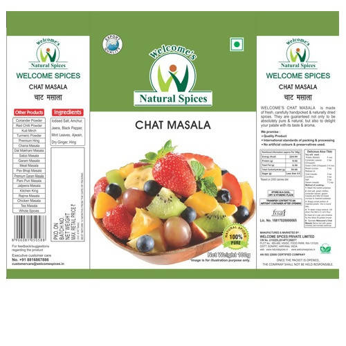 Welcome’s Natural Spices Chat Masala