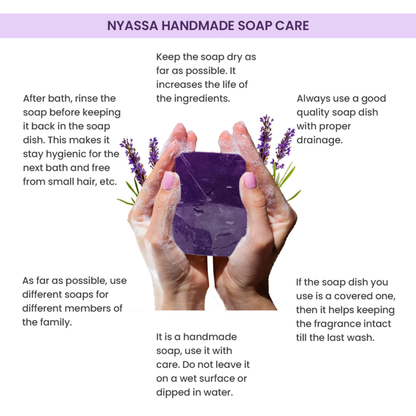 Nyassa Luxurious French Lavender Handmade Soap