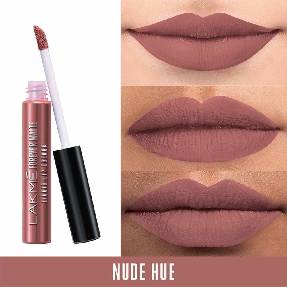 Lakme Forever Matte Liquid Lip Colour Nude Hue - 5.6 ml