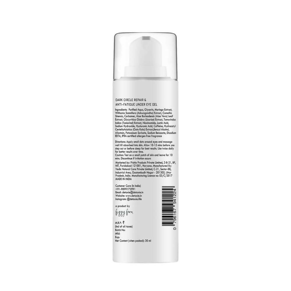 Detoxie Dark Circle Repair & Anti-Fatigue Under Eye Gel - 30 ml