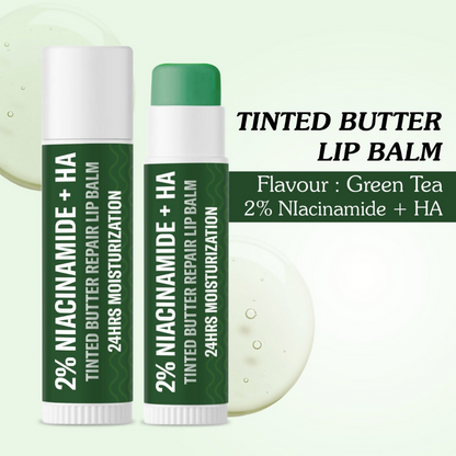 Bake 2% Niacinamide + Hyaluronic Acid Tinted Butter Brightening Lip Balm
