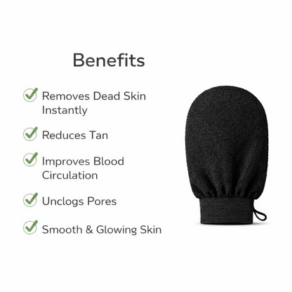 Bronson Professional Exfoliating Bath Glove Body Scrubber Mitt Loofah