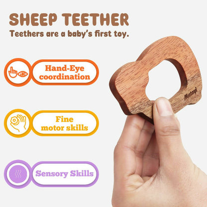 Matoyi Fishy Foo?Baby Rattle & Neem Teether Combo