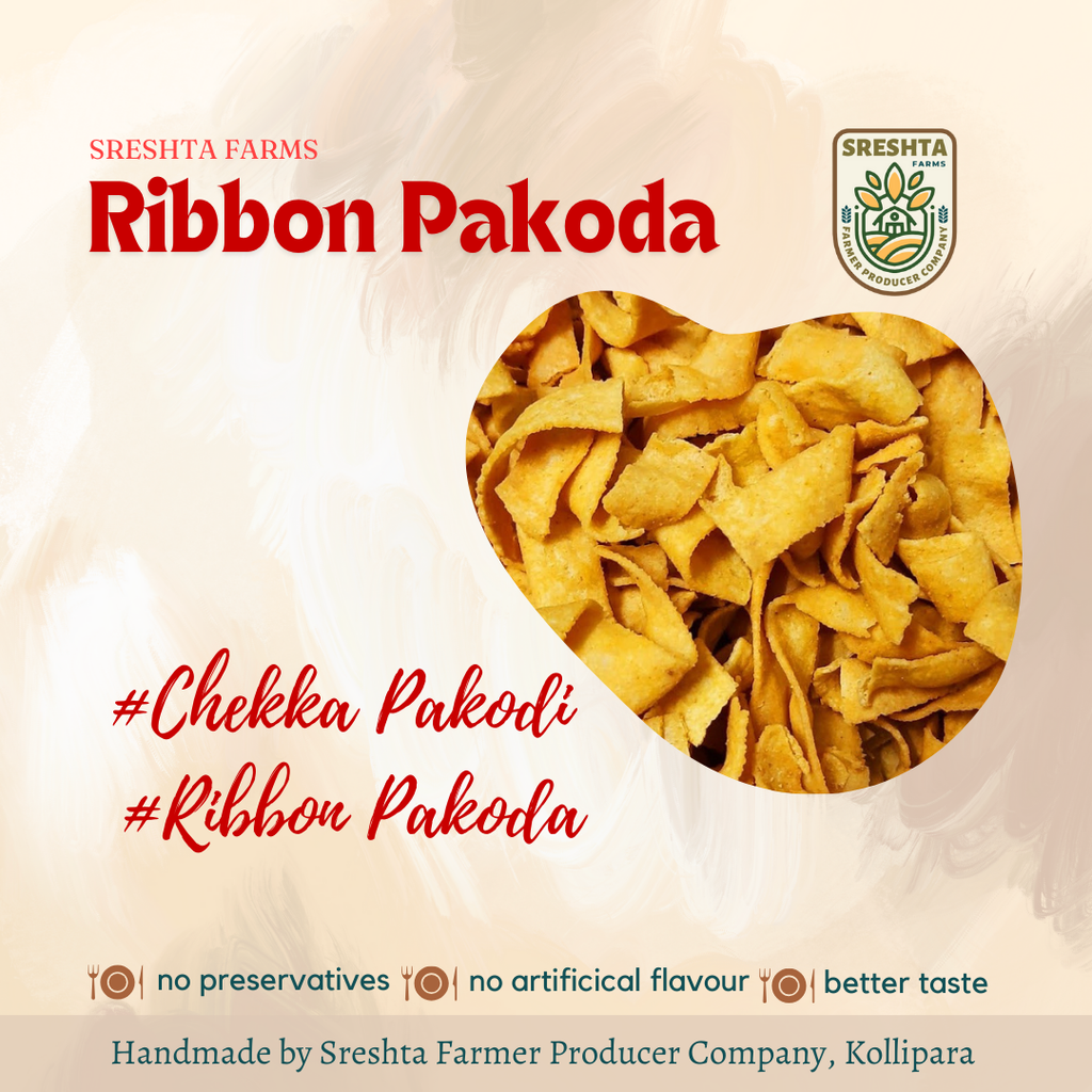 Sreshta Farms Chekka Pakodi /Ribbon Pakoda - 250 gms