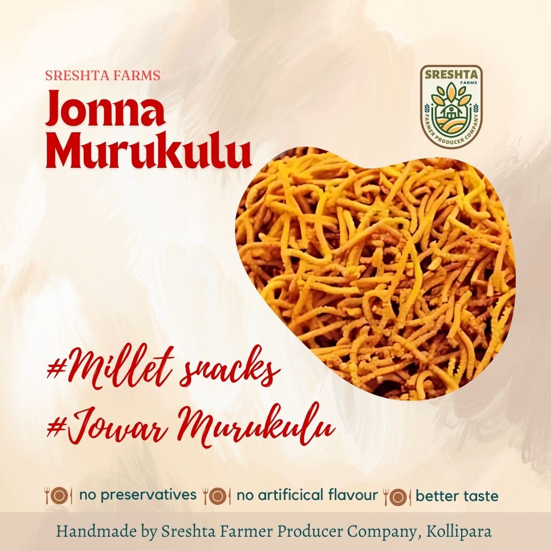 Sreshta Farms Jonna Murukulu - 250 gms