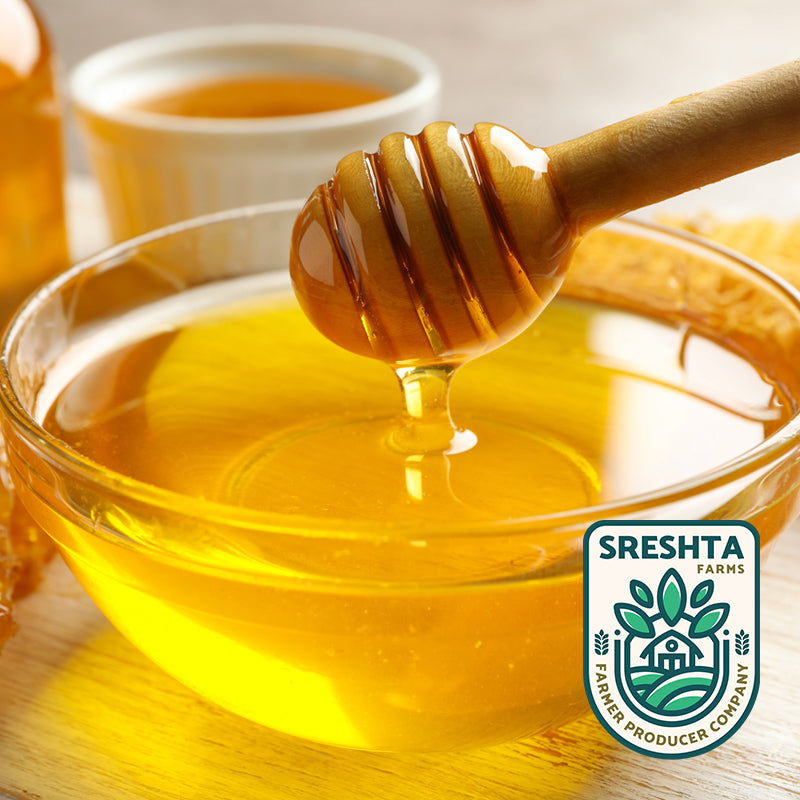 Sreshta Farms Natural Small Bee Honey - 500 gms