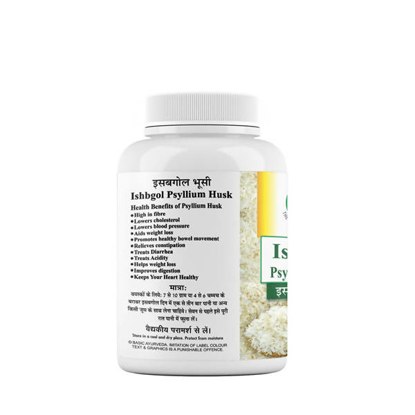 Basic Ayurveda Ishbgol Psyllium Husk - 40 gms
