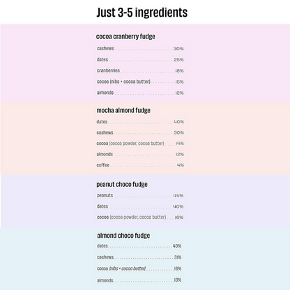The Whole Truth Energy Bars - Fudge All