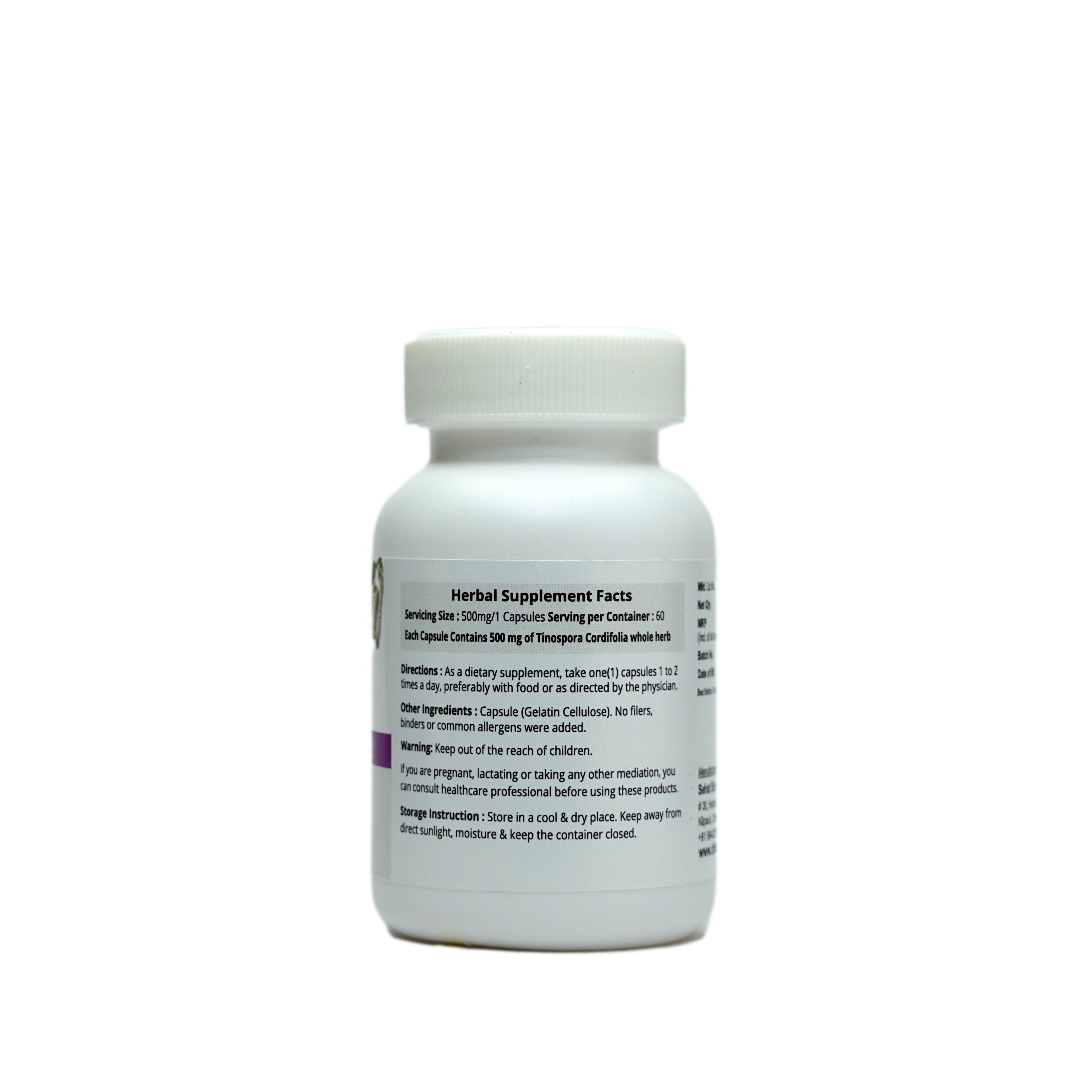 Dr. Talat's Gilo - Immune Booster - 60 Capsules