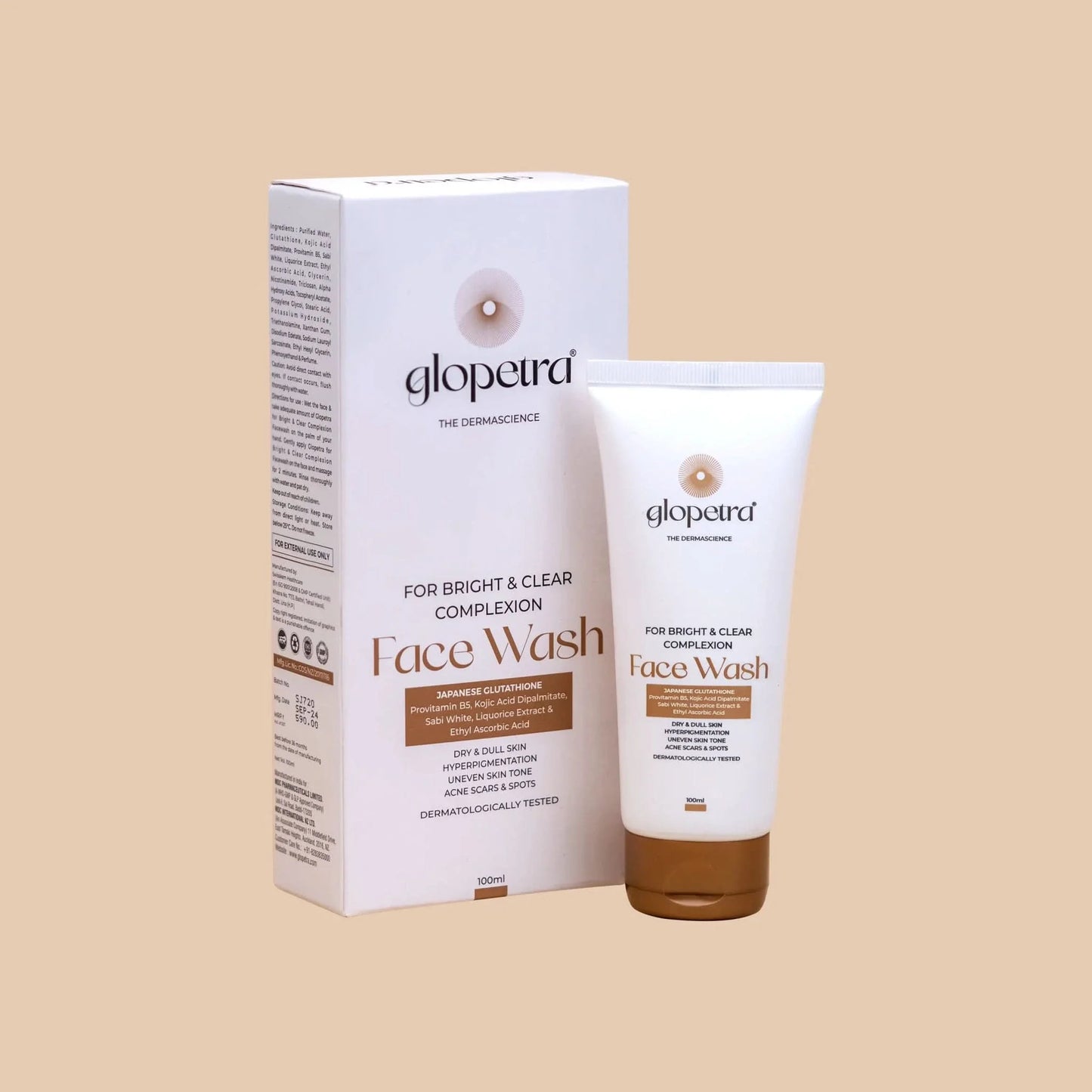 Glopetra Face Wash For Acne Scars & Spots