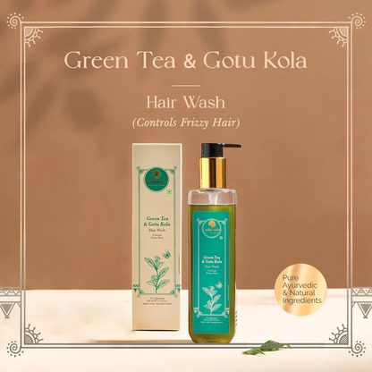 Ashpveda Green Tea & Gotukola Hair Wash