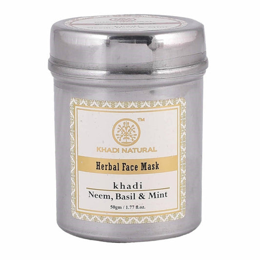 Khadi Natural Neem Basil & Mint Herbal Face Mask - 50 gms