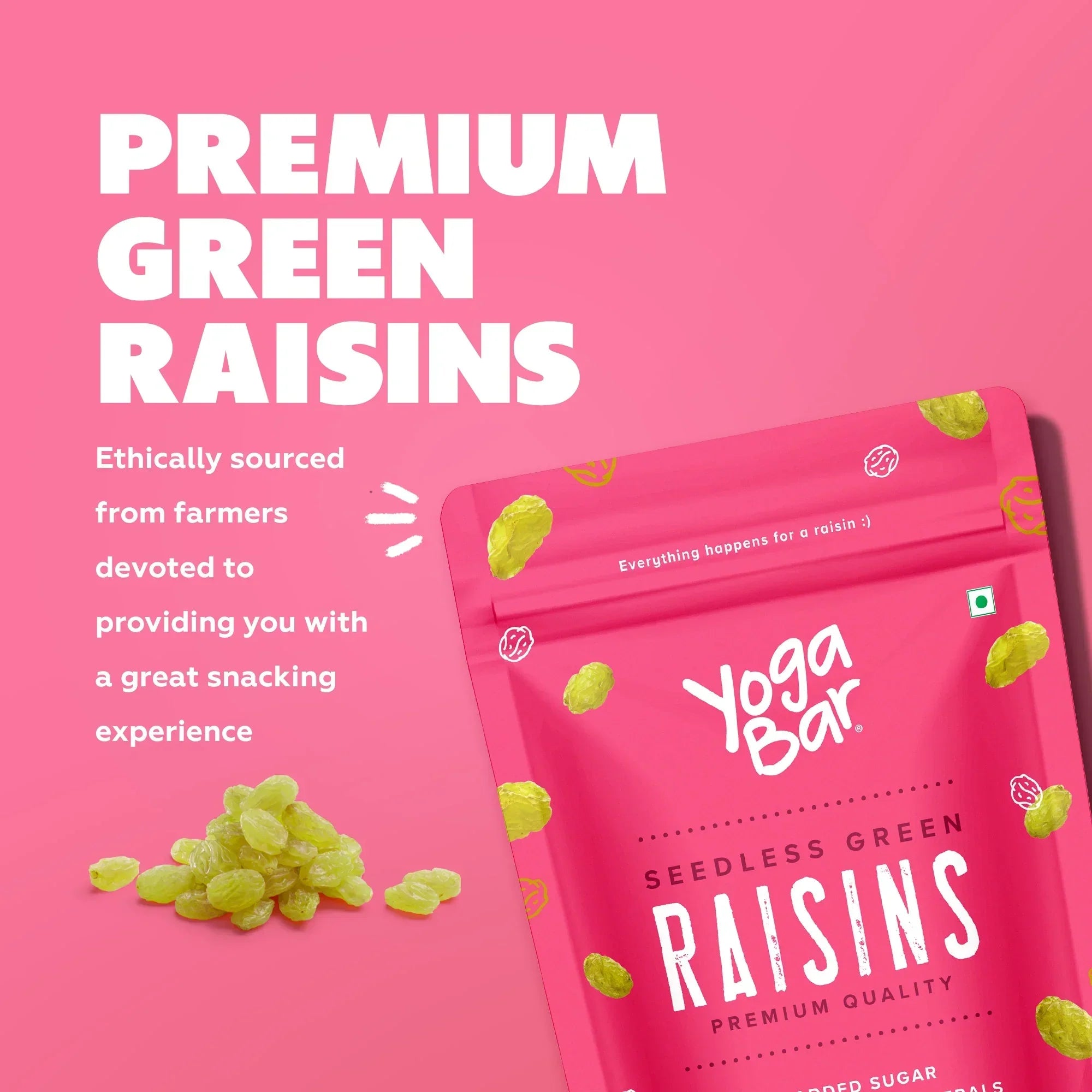 Yogabar Green Raisins - 200 gms