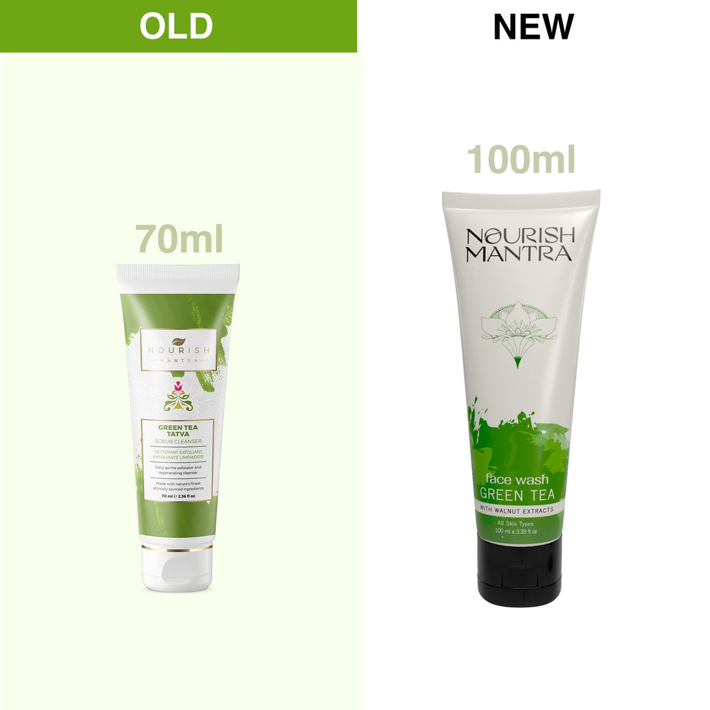 Nourish Mantra Green Tea Face Wash - 100 ml