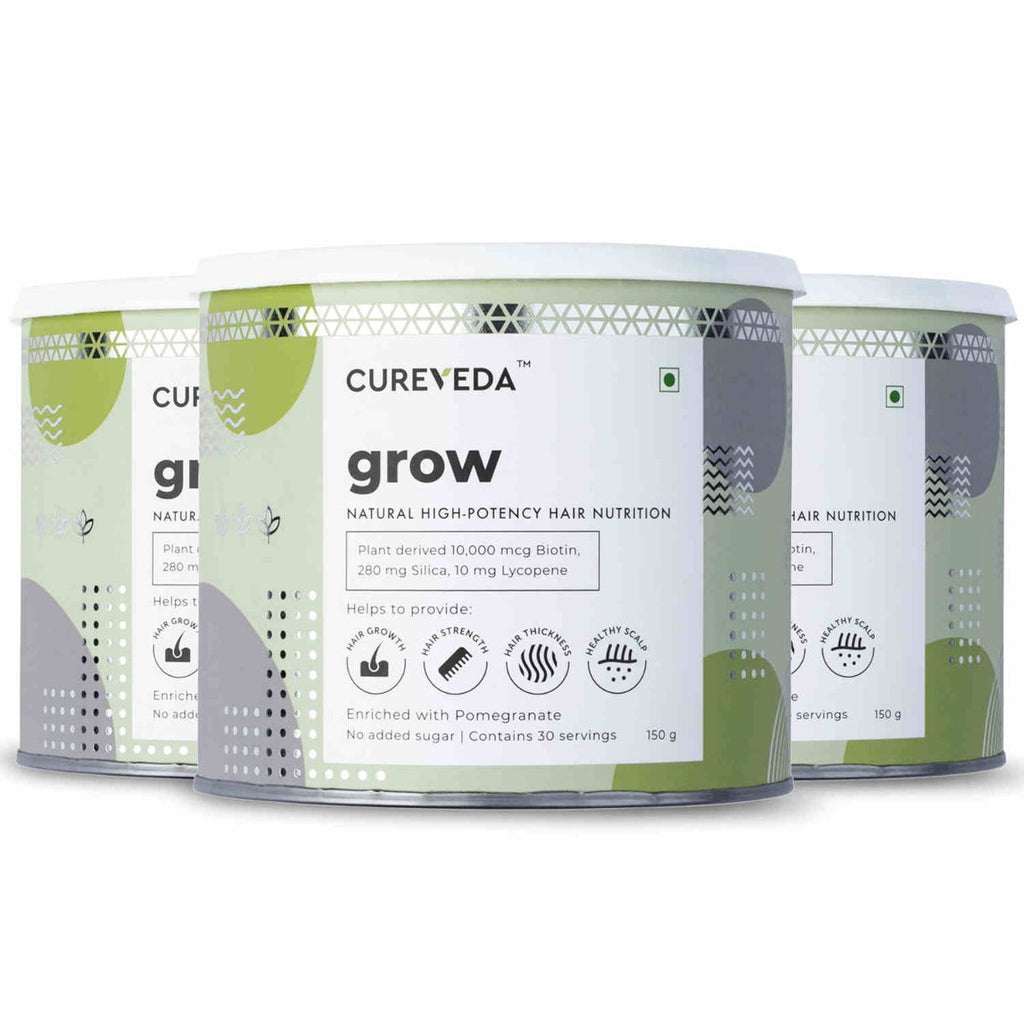 Cureveda Grow Plant Biotin Advanced Hair Nutrition