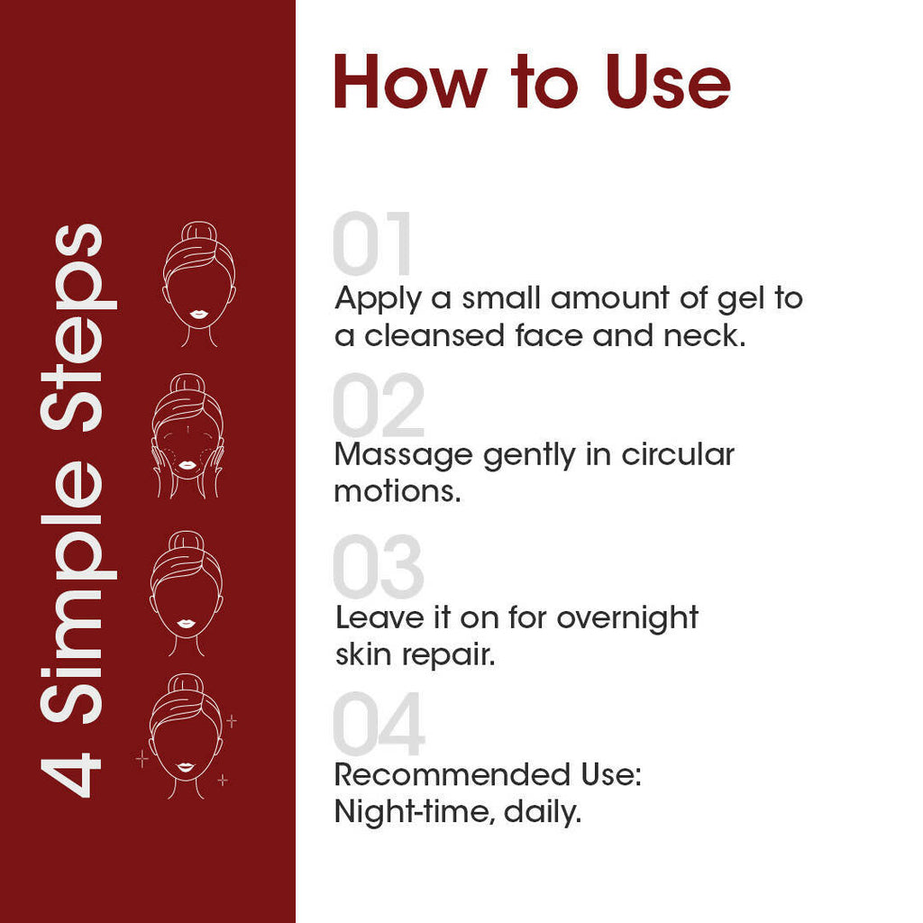 T.A.C - The Ayurveda Co. 10% Kumkumadi Night Gel for Glowing Skin