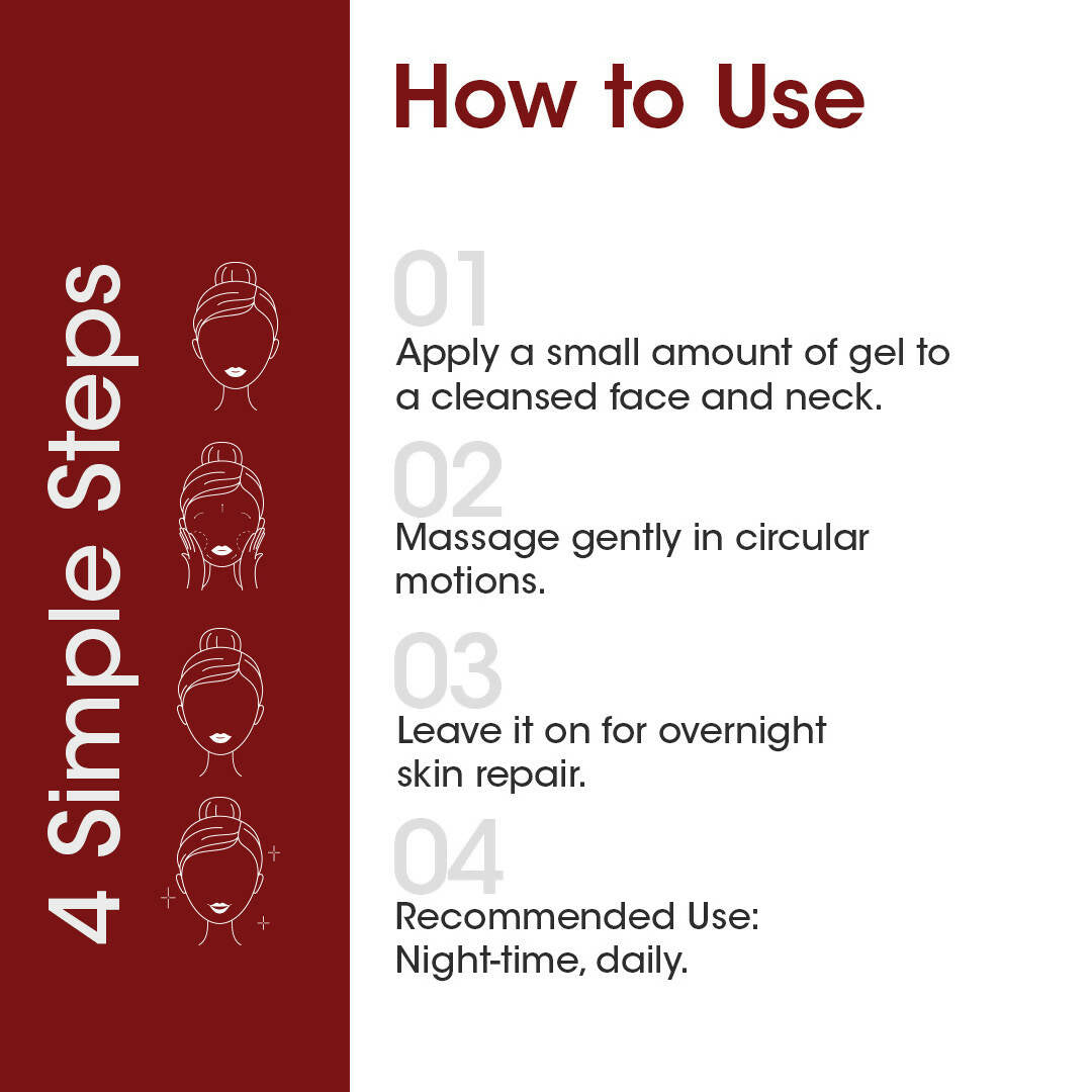 T.A.C - The Ayurveda Co. 10% Kumkumadi Night Gel for Glowing Skin