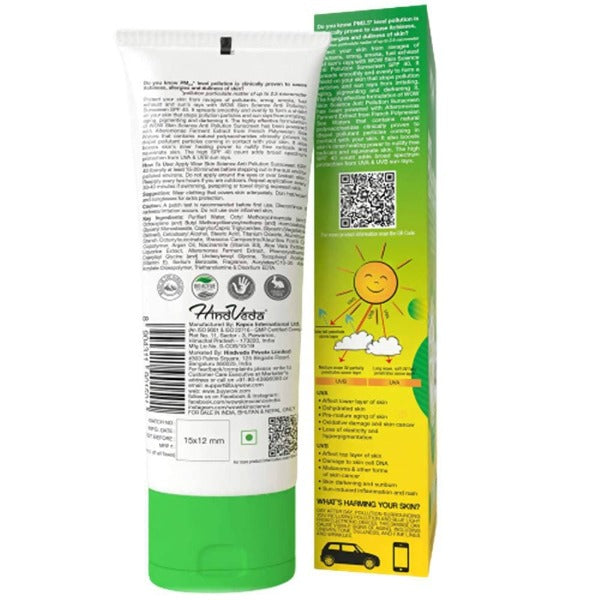Wow Skin Science Anti Pollution Sunscreen Lotion - 100 ml