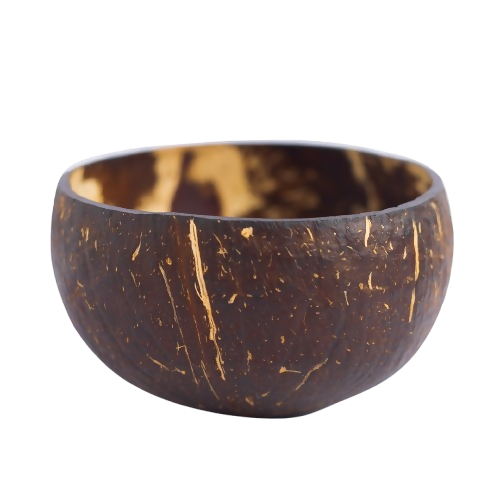 Thenga Natural Round Coconut Shell Bowl