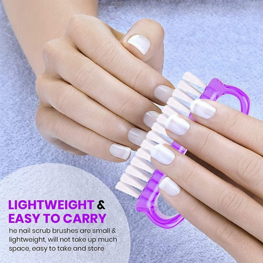 Bronson Professional Handle Grip Nail Brush Fingernail Pedicure Scrub Foot Brush