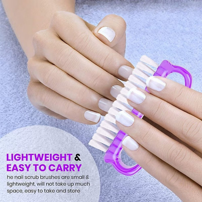 Bronson Professional Handle Grip Nail Brush Fingernail Pedicure Scrub Foot Brush