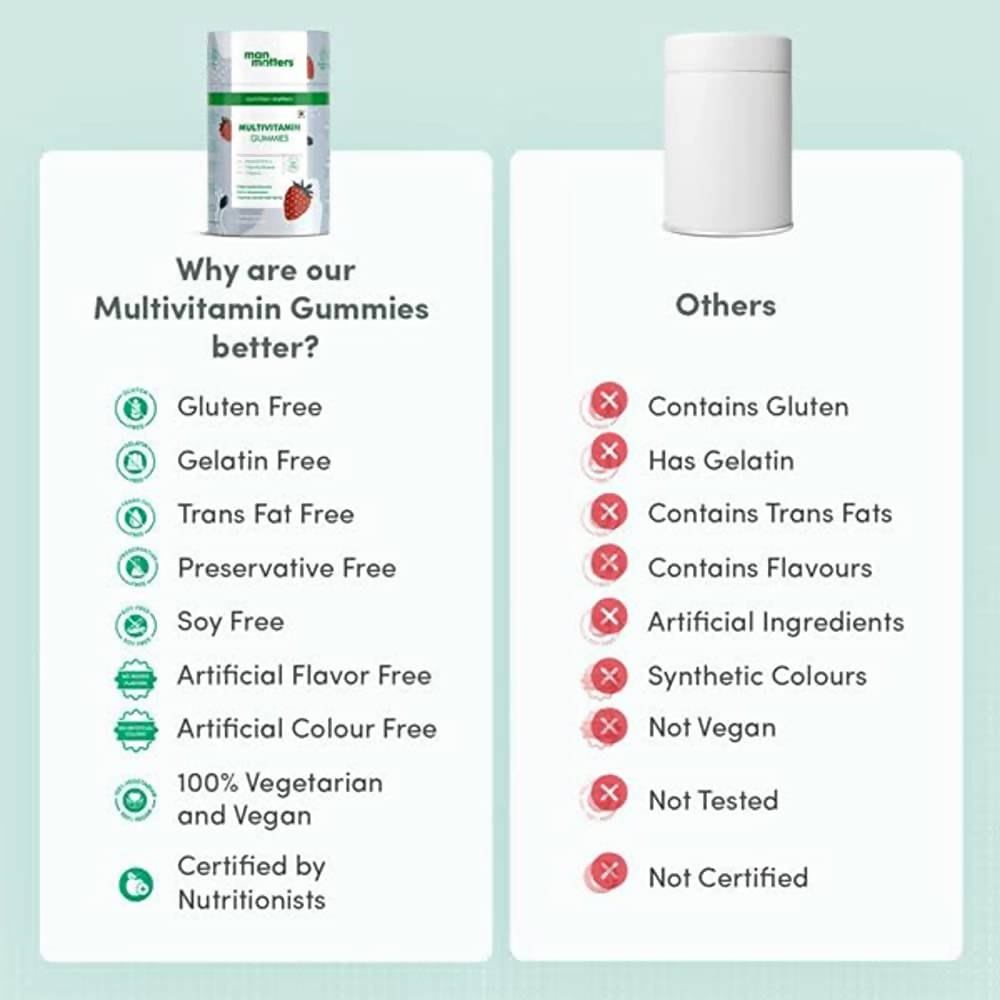 Man Matters Multivitamin Gummies For Men Strawberry Flavor - 60 gummies
