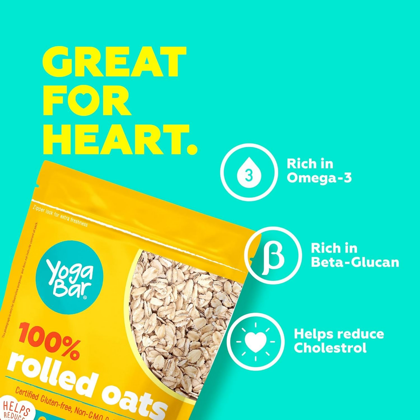 Yoga Bar 100% Rolled Plain Oats
