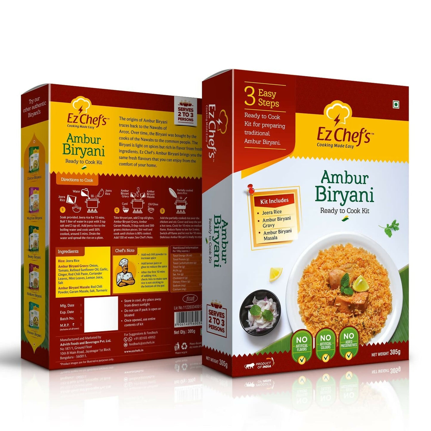 Ez Chef's Ambur Biryani Kit - Ambur's Famous Biryani